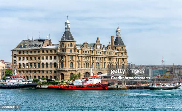 haydarpasa train station, kadikoy, istanbul - haydarpasa stock pictures, royalty-free photos & images