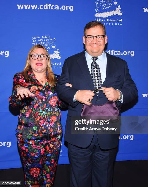 Sarah Thyre and Andy Richter attend the Children's Defense Fund-California's 27th Annual Beat The Odds Awards at the Beverly Wilshire Four Seasons...