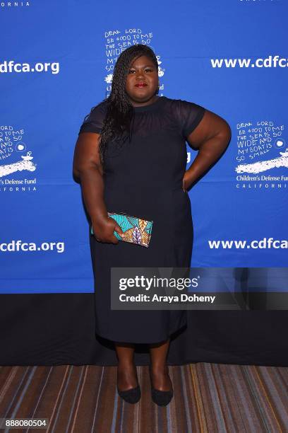 Gabourey Sidibe attends the Children's Defense Fund-California's 27th Annual Beat The Odds Awards at the Beverly Wilshire Four Seasons Hotel on...