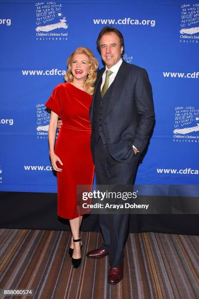 Susan Yeagley and Kevin Nealon attend the Children's Defense Fund-California's 27th Annual Beat The Odds Awards at the Beverly Wilshire Four Seasons...