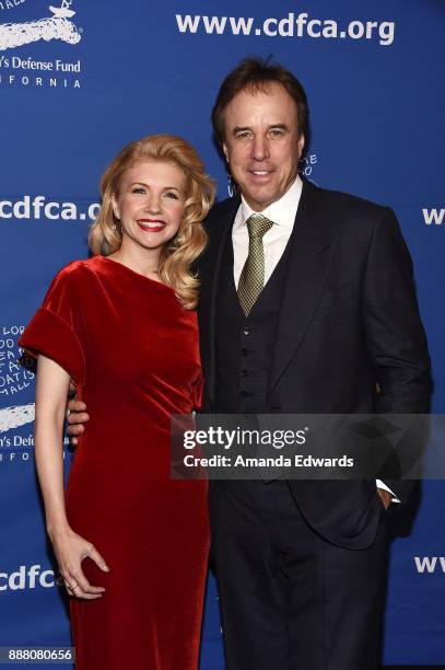 Actor Kevin Nealon and actress Susan Yeagley arrive at the Children's Defense Fund-California's 27th Annual Beat The Odds Awards at the Beverly...