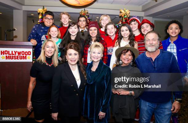 Child Stars, Erin Murphy, Donelle Dadigan, Dee Wallace, Dawn Wells and Darby Hinton attend the Holiday Tour of the Hollywood Museum at The Hollywood...