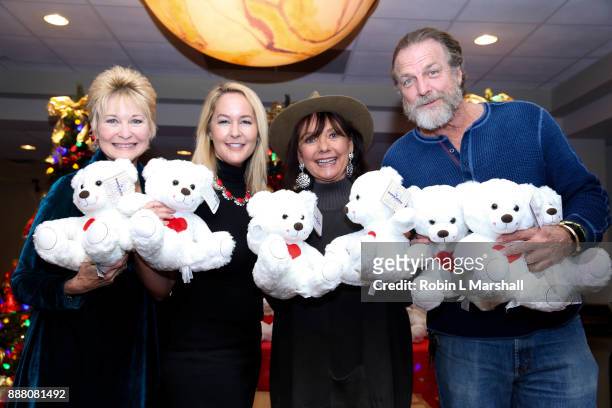 Dee Wallace, Erin Murphy, Dawn Wells and Darby Hinton attend the Holiday Tour of the Hollywood Museum at The Hollywood Museum on December 7, 2017 in...