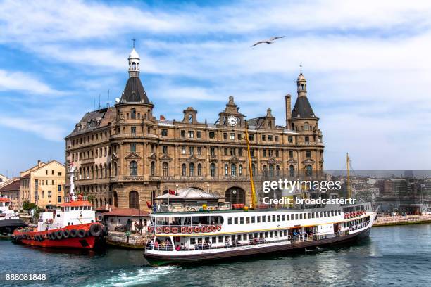 haydarpasa train station, kadikoy, istanbul - haydarpasa stock pictures, royalty-free photos & images