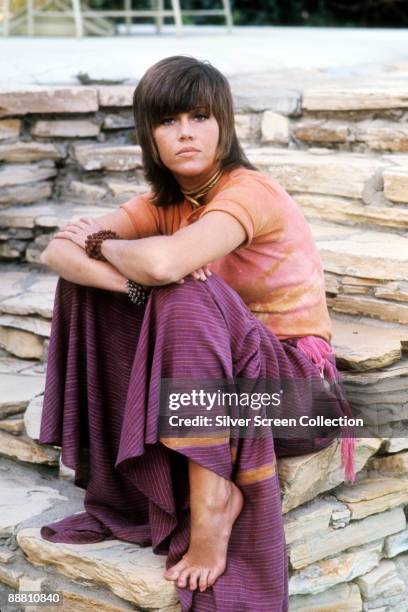 American actress Jane Fonda as call-girl Bree Daniels in 'Klute', 1971.