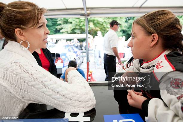 Teresa & Taylor Earnhardt during day one of The Goodwood Festival of Speed at The Goodwood Estate on July 3, 2009 in Chichester, England.