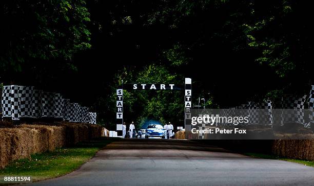 Rusty Wallace during day one of The Goodwood Festival of Speed at The Goodwood Estate on July 3, 2009 in Chichester, England.