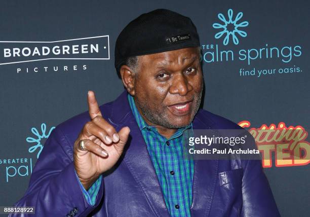 Comedian George Wallace attends the premiere of "Just Getting Started" at The ArcLight Hollywood on December 7, 2017 in Hollywood, California.