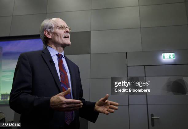 Stefan Ingves, governor of the Sveriges Riksbank and chairman of the Basel Committee, speaks during an interview following a Basel III capital rules...