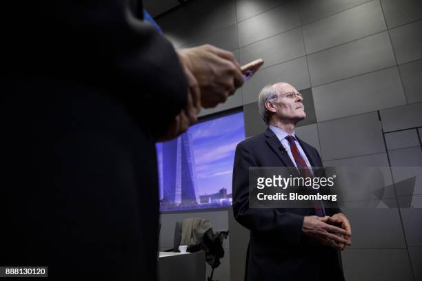 Stefan Ingves, governor of the Sveriges Riksbank and chairman of the Basel Committee, pauses during an interview following a Basel III capital rules...