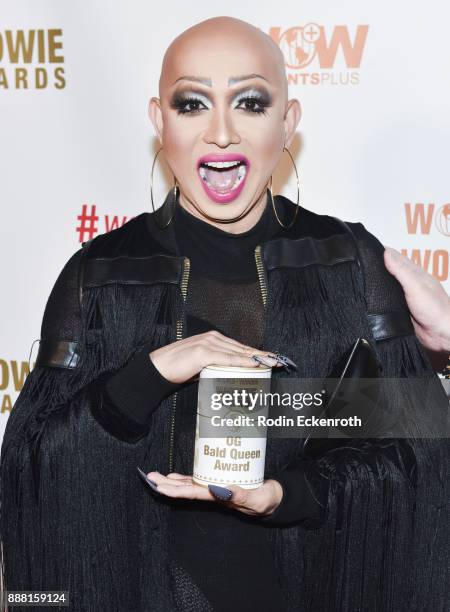 Ongina attends the 13th Annual WOWie Awards presented by World of Wonder Productions at The WOW Presents Space on December 7, 2017 in Hollywood,...