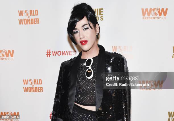 Adore Delano attends the 13th Annual WOWie Awards presented by World of Wonder Productions at The WOW Presents Space on December 7, 2017 in...