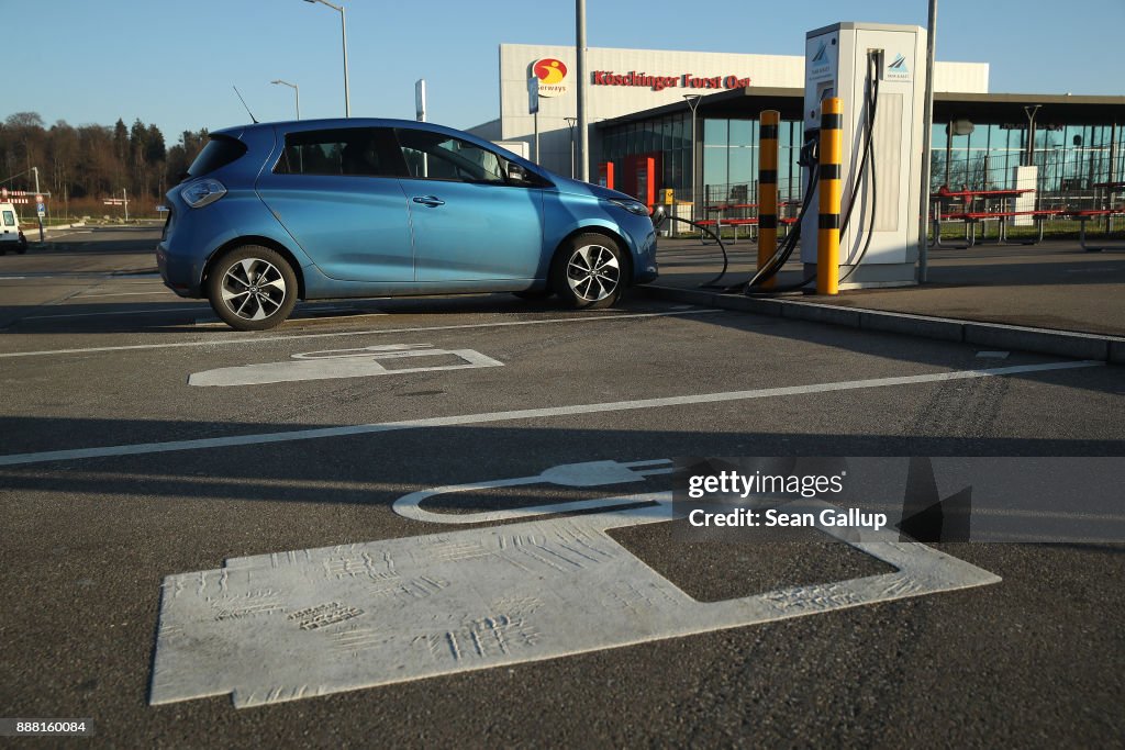 Eletric Car Charging Area
