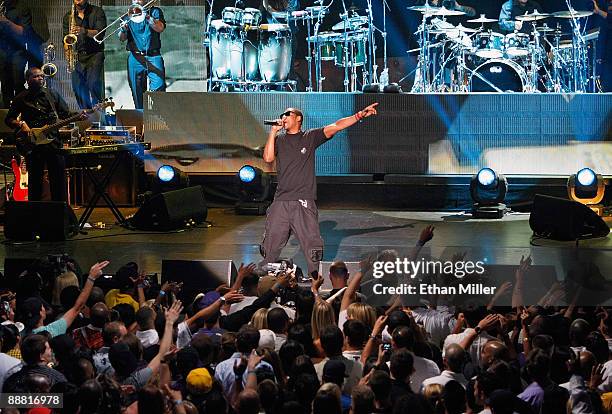 Rapper Jay-Z performs at The Pearl concert theater at the Palms Casino Resort July 3, 2009 in Las Vegas, Nevada. Jay-Z is expected to release the...