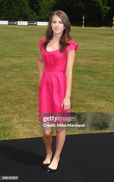Faryl Smith attends the Duke Of Essex Polo Trophy at Gaynes Park on July 4, 2009 in Epping, England.