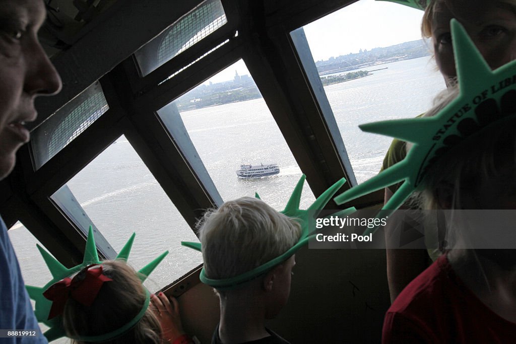 The Crown Of The Statue of Liberty Opens