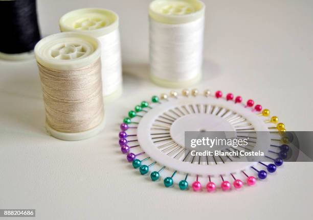 String Thread Pin 88 Thread And Pins Stock Photos, High-Res Pictures, and Images - Getty ...