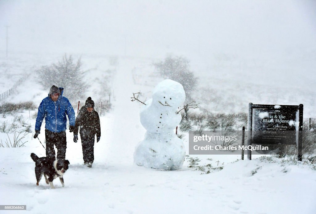 First Snow of Winter Hits Northern Ireland