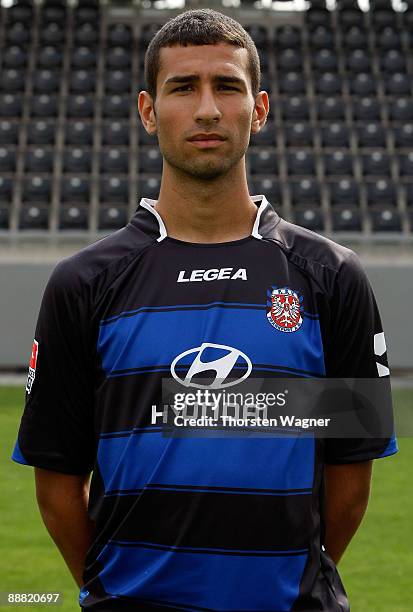 Benjamin Pintol poses during the FSV Frankfurt team presentation on July 4, 2009 in Frankfurt am Main, Germany.