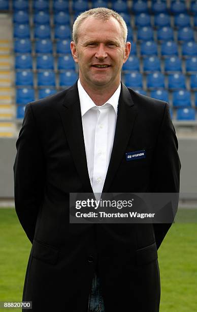 Uwe Stoever poses during the FSV Frankfurt team presentation on July 4, 2009 in Frankfurt am Main, Germany.