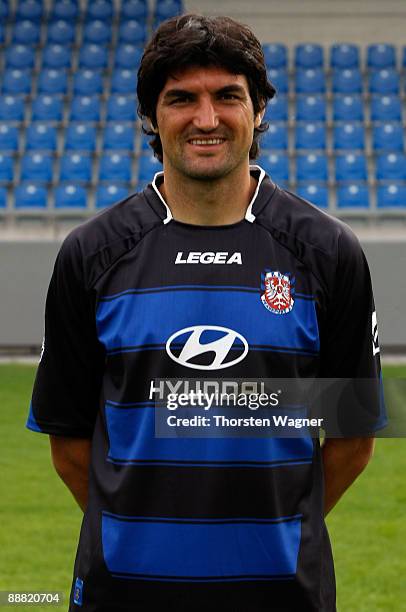 Alexander Klitzpera poses during the FSV Frankfurt team presentation on July 4, 2009 in Frankfurt am Main, Germany.