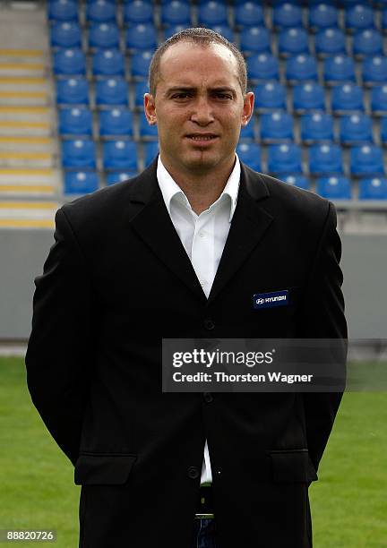 Mikayil Kabaca poses during the FSV Frankfurt team presentation on July 4, 2009 in Frankfurt am Main, Germany.