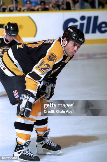 Adam Oates of the Boston Bruins skates against the Toronto Maple Leafs during NHL game action on January 3, 1996 at Maple Leaf Gardens in Toronto,...