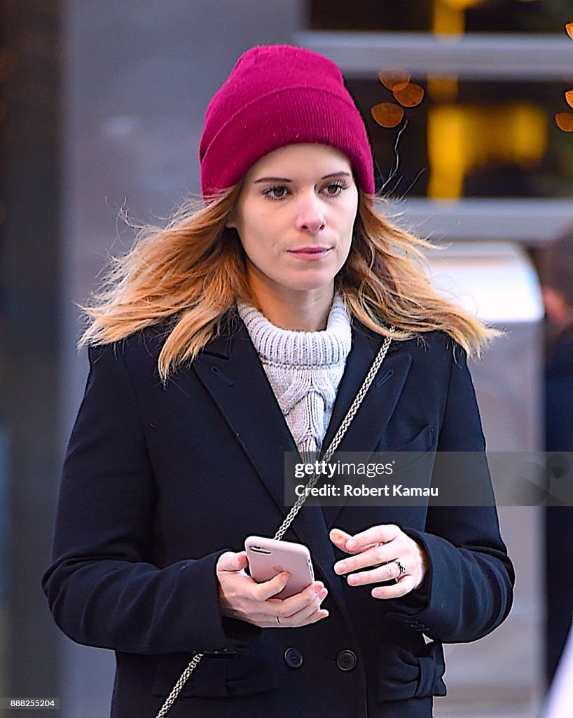 Celebrity Sightings in New York City - December 7, 2017