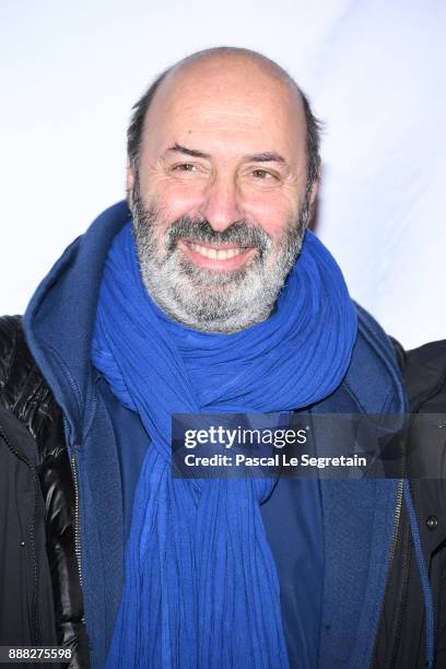 Cedric Klapisch attends "Tout La Haut" Premiere at Le Grand Rex on December 7, 2017 in Paris, France.