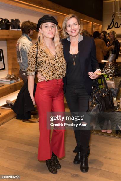 Casey Labow and Kiara Carstein attend Sam Edelman Beverly Hills Event on December 7, 2017 in Beverly Hills, California.