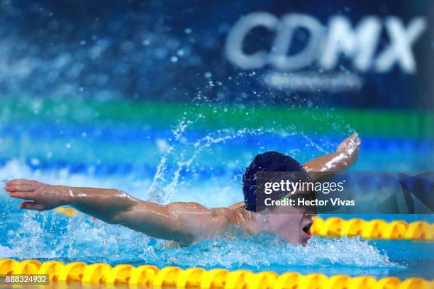 Maskim Vashkevich of Belarus competes in Men's 200 m Individual Medley SM11-13 during day 5 of the Para Swimming World Championship Mexico City 2017...