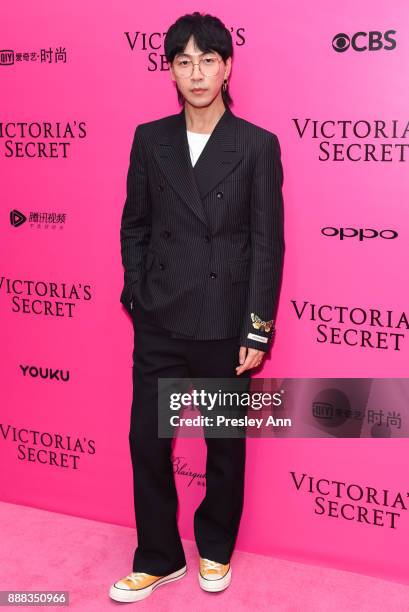 Han Huo Huo attends 2017 Victoria's Secret Fashion Show In Shanghai - Pink Carpet Arrivals at Mercedes-Benz Arena on November 20, 2017 in Shanghai,...