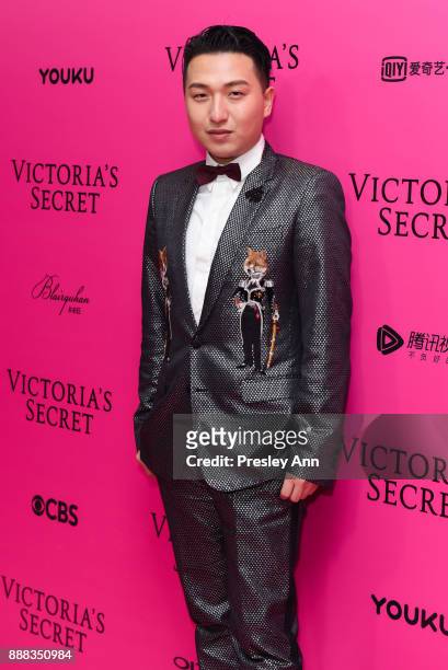 Tao Liang "Mr. Bags" attends 2017 Victoria's Secret Fashion Show In Shanghai - Pink Carpet Arrivals at Mercedes-Benz Arena on November 20, 2017 in...