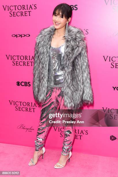 Chen Ran attends 2017 Victoria's Secret Fashion Show In Shanghai - Pink Carpet Arrivals at Mercedes-Benz Arena on November 20, 2017 in Shanghai,...