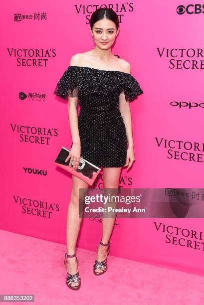 Xu Lu attends 2017 Victoria's Secret Fashion Show In Shanghai - Pink Carpet Arrivals at Mercedes-Benz Arena on November 20, 2017 in Shanghai, China.