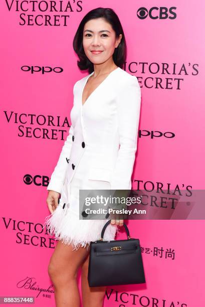 Su Mang attends 2017 Victoria's Secret Fashion Show In Shanghai - Pink Carpet Arrivals at Mercedes-Benz Arena on November 20, 2017 in Shanghai, China.