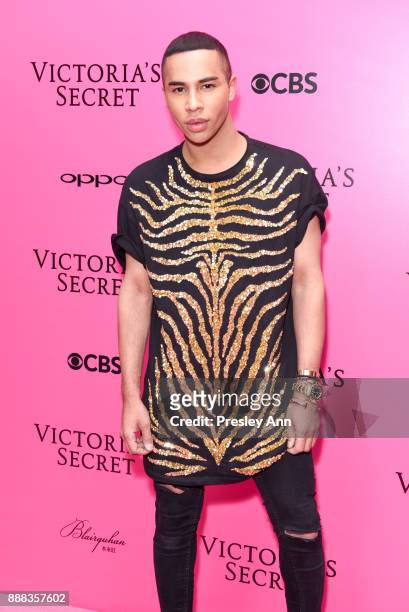 Olivier Rousteing attends 2017 Victoria's Secret Fashion Show In Shanghai - Pink Carpet Arrivals at Mercedes-Benz Arena on November 20, 2017 in...