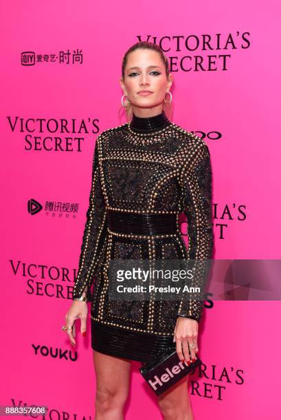 Helena Bordon attends 2017 Victoria's Secret Fashion Show In Shanghai - Pink Carpet Arrivals at Mercedes-Benz Arena on November 20, 2017 in Shanghai,...