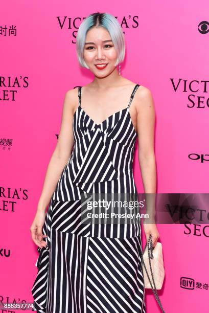 Yan Xu attends 2017 Victoria's Secret Fashion Show In Shanghai - Pink Carpet Arrivals at Mercedes-Benz Arena on November 20, 2017 in Shanghai, China.