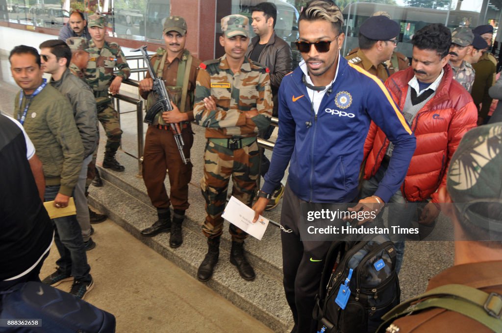 Indian And Sri Lanka Cricket Team Players Arrive In Dharamsala