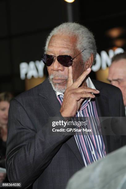 Actor Morgan Freeman is seen on December 7, 2017 in Los Angeles, CA.