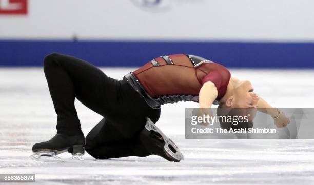 Adam Rippon of United States competes in the Men's Singles Short Program during day one of the ISU Junior & Senior Grand Prix of Figure Skating Final...