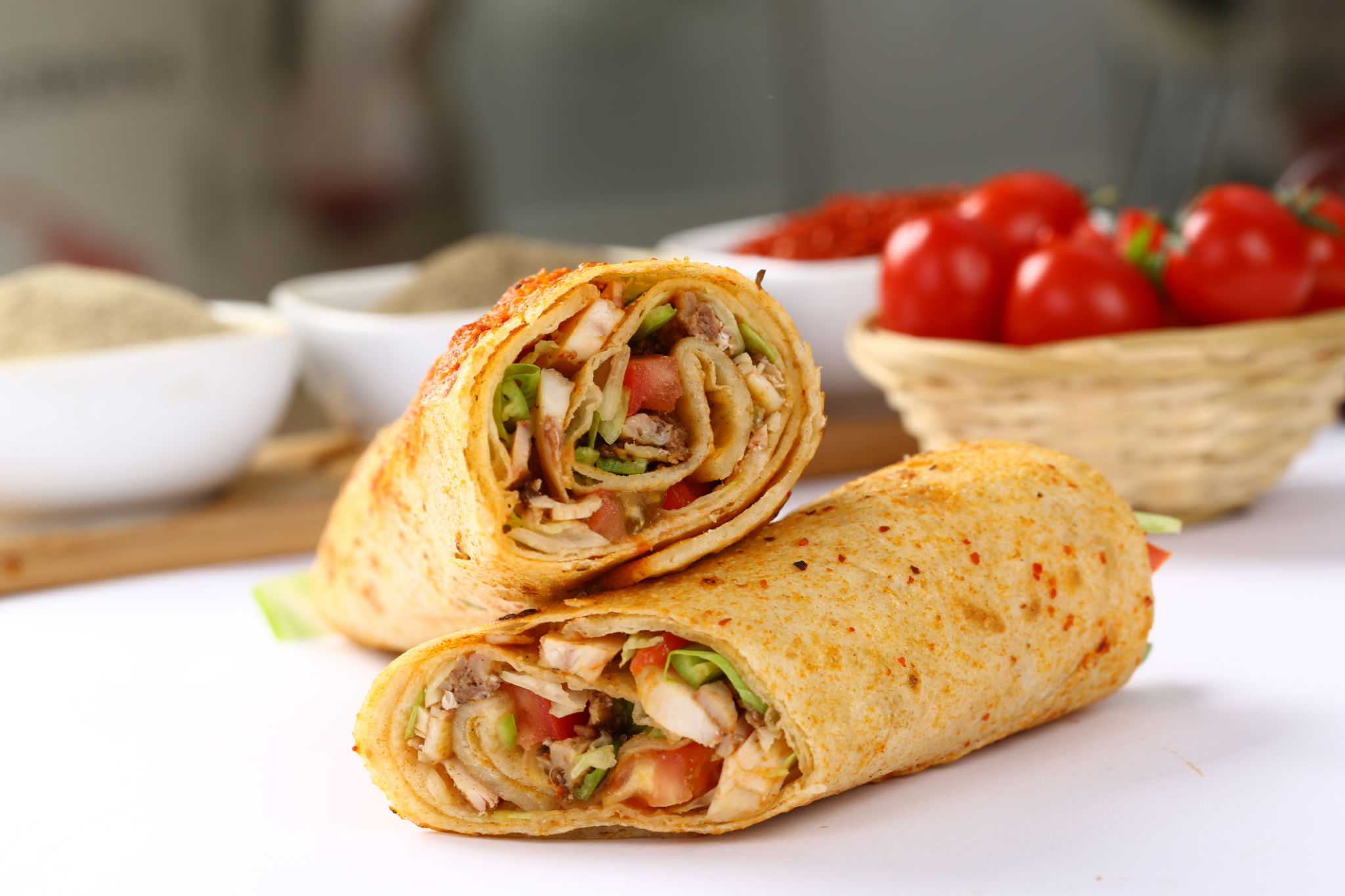wrapping tortilla