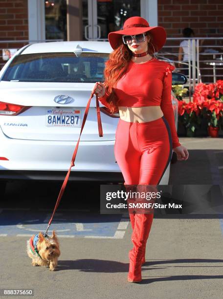 Phoebe Price is seen on December 7, 2017 in Los Angeles, CA.