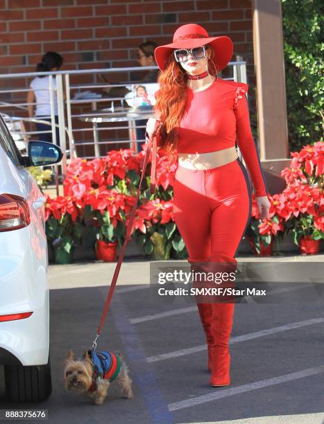 Phoebe Price is seen on December 7, 2017 in Los Angeles, CA.