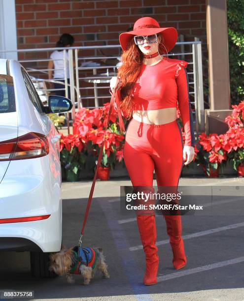 Phoebe Price is seen on December 7, 2017 in Los Angeles, CA.