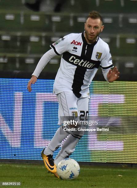 Antonio Di Gaudio of Parma Calcio in action during the Serie B match between Ternana Calcio and Parma Calcio at Stadio Libero Liberati on December 8,...