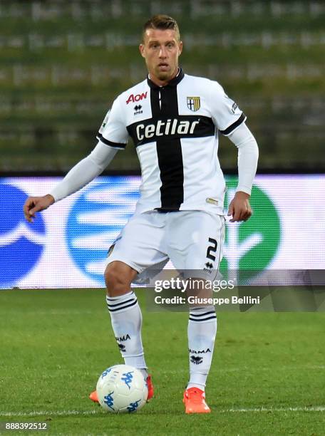 Simone Iacoponi of Parma Calcio in action during the Serie B match between Ternana Calcio and Parma Calcio at Stadio Libero Liberati on December 8,...