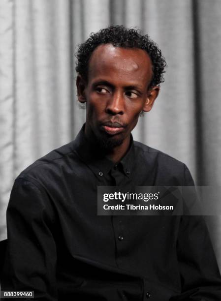 Barkhad Abdi attends SAG-AFTRA Foundation's Conversation and screening of 'The Pirates Of Somalia' at SAG-AFTRA Foundation's screening room on...