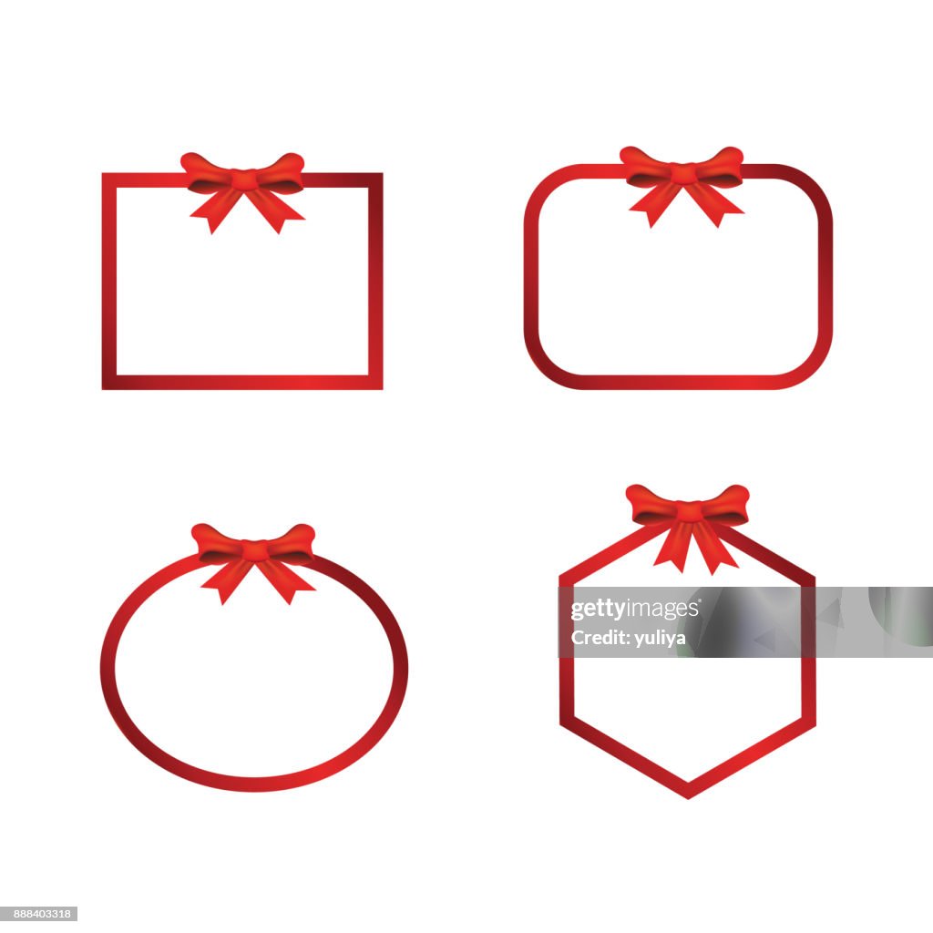 Bannière de Noël Frame Bow